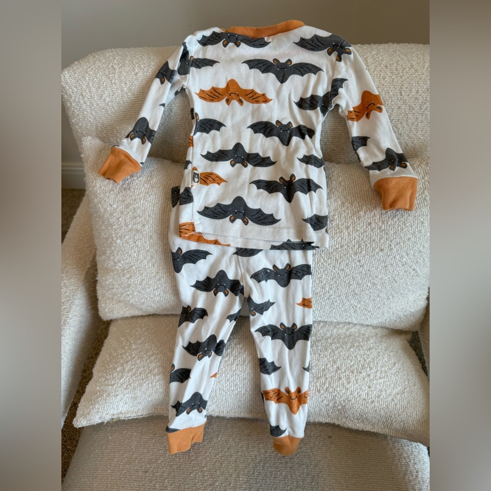 Bat Print Pajama Set